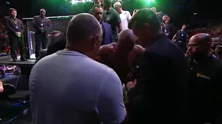 Anderson Silva loses a fight against Jared Cannonier via TKO after apparent knee injury at UFC 237
