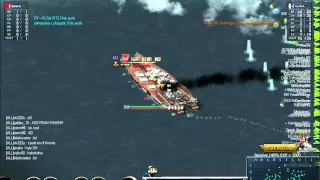 Navyfield NA Kaiser Server Vs Monster Ship on the 22nd/23rd December 2011