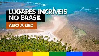 Lugares para VIAJAR NO BRASIL em cada mês: AGOSTO até DEZEMBRO