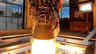 74 seconds hot fire test - Helix engine