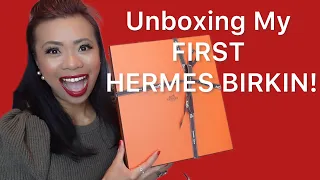 Unboxing my First Hermes Birkin- The day has finally come!