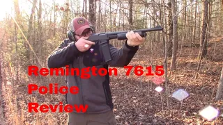 Pump Action AR15?? The Remington 7615 Police Review