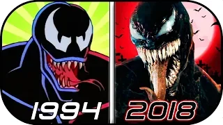 Venom Evolution in Movies, TV, Cartoons, Anim from 1950's