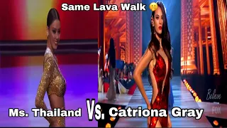 Ms. Thailand 2020 & Ms. Universe 2018 Catriona Gray Lava Walk||