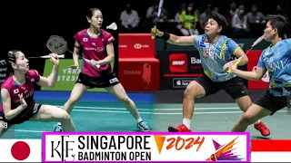Matsuyama/Shida (JPN) vs Rahayu/Ramadanti (INA) | QF | Badminton KSO24