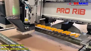 Máy CNC 1 Đầu Cụm Khoan Lô Tỳ Thay Dao Tự Động PRO R1B | Test Máy Trước Khi Đến Xưởng Khách Hàng