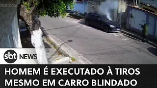 Homem é fuzilado dentro de BMW blindada no Rio de Janeiro