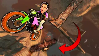 DIRT BIKING OVER A CANYON?! (Trials Rising)