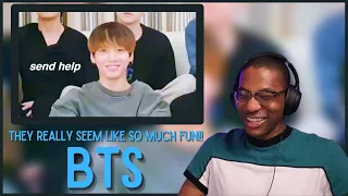 BTS | BTS being a mess on live REACTION | They really seem like so much fun!!