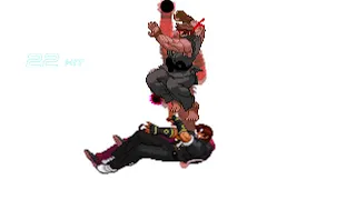 NICK54222 MUGEN: Evil Ryu and Violent Ken VS Kusanagi and Orochi Iori