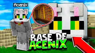 RAIDEO la BASE SECRETA de ACENIX 🐱 en MINECRAFT | TROLLEOS en MINECRAFT #314