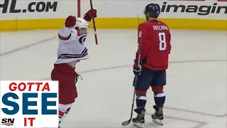 GOTTA SEE IT: Brock McGinn Deflects In OT Winner As Hurricanes Eliminate Capitals In Game 7