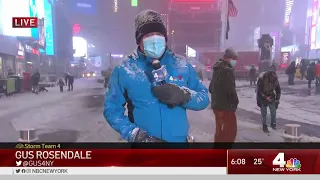 NYC's First Big Snow Storm in Years: See the Latest in Times Square | NBC New York