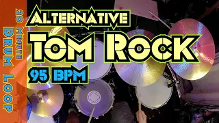 20 Minute Drum Loop - Alternative Tom Rock 95 BPM