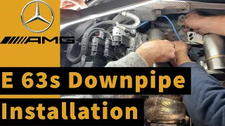 2019 Mercedes E63 Downpipe Installation