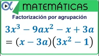 Factorización por agrupación ejemplo 2