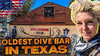 The Oldest Dive Bar in Texas | Exploring Texas on a Motorcycle! - EP. 216