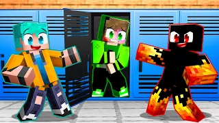 2 VALENTÕES VS ALUNO INTELIGENTE no Minecraft