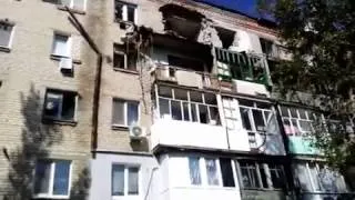 Лутугино Луганская область после обстрела 20 07 2014
