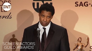 Denzel Washington: Press Room Q&A | 23rd Annual SAG Awards | TNT