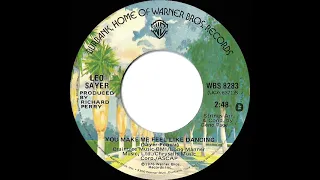 1977 HITS ARCHIVE: You Make Me Feel Like Dancing - Leo Sayer (a #1 record--stereo 45)