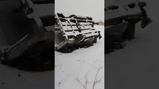 Уничтоженный где-то в ДНР  бронеавтомобиль BMC Kirpi ВСУ/Destroyed BMC Kirpi somewhere in the DPR.