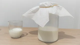 Kefir preparato con il kefir gia’ pronto