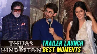 Best Moments From Thugs Of Hindostan Trailer Launch | Aamir Khan, Amitabh Bachchan, Katrina Kaif