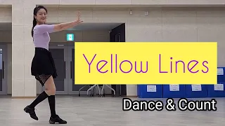 Yellow Lines (Improver) 거울모드 (Mirrored) Linedance Dance & Count