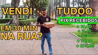 VENDENDO DOCE NA RUA OLHA O TANTO DE DINHEIRO QUE EU FIZ #shorts