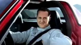 2010 Michael Schumacher with new Mercedes SLS AMG - Tunnel Driving advertising.flv