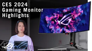 CES 2024 Gaming Monitor Highlights - World's First Dual-Mode & World's Fastest OLED Gaming Monitor