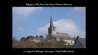 Ravel, Huy, Hannut, L126, à Vélo, La Mehaigne, Entre Huccorgne, Fumal, Fallais, et Braives, Mars 21