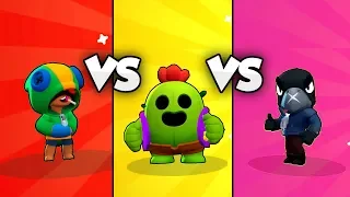 🏆Bester LEGENDÄRER Brawler? | SPIKE vs LEON vs CROW Battle! | Brawl Stars deutsch