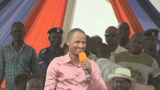 Babu Owino speaking in Azimio rally in Kisumu