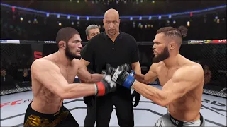 Khabib vs. Rafael Fiziev - EA Sports UFC 4 - Eagle Fights 🦅