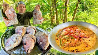 KARI KEPALA IKAN kuah pekat ‼️Kepala Ikan Jenahak | Resepi Kari power | Pelajar Tahfiz