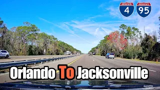 Orlando to Jacksonville , Florida, I-4 , I-95