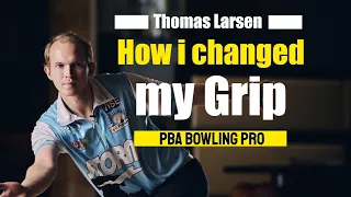 How i changed my Grip and fit in the Bowling Ball! PBA Pro Thomas Larsen