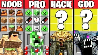 Minecraft Battle: SUPER BOSS CRAFTING CHALLENGE - NOOB vs PRO vs HACKER vs GOD ~ Minecraft Animation