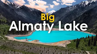 The Big Almaty Lake Kazakhstan Travel Documentary, 4K drone