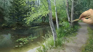 Живопись маслом: 5 сеансов работы | Oil painting: 5 work sessions