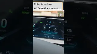 Tiggo 8 Pro Hybrid fazendo 32km por litro. Vale conferir e tentar fazer também. Caoa Chery!