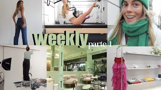 WEEKLY 1/2 - ¡vuelta a la rutina! shooting It's lava, hauls, skincare y mucho frio en madrid