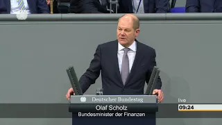 Bundestag: Finanzminister bekennt sich zur "schwarzen Null"