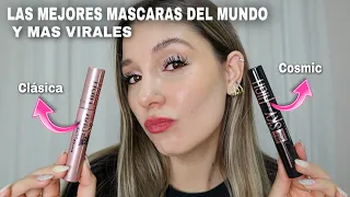 LAS MEJORES MASCARAS DE PESTAÑAS DEL MUNDO Y MAS VIRALES! l Sky high vs Sky high cosmic