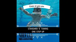 Come as you are - NIRVANA - Standard``E``Tuning - COUNT IN-Tempo 120 BPM.