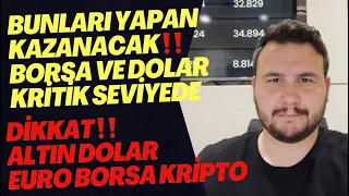 Bunları Yapan Kazanacak‼️Borsa Yorumları.Dolar Yorumları.Altın Yorumları.Bitcoin.Euro.Gümüş.Ons