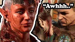 Karlach reacts to kissing Halsin | Halsin Romance | Gameplay Footage
