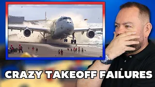 Crazy Take-off Fails REACTION | OFFICE BLOKES REACT!!